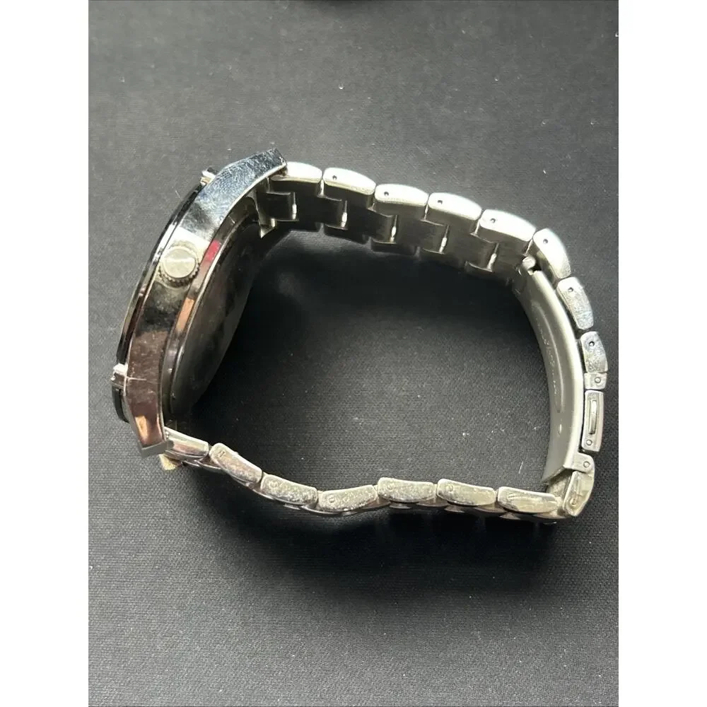 Black Dial Large Men’s Quartz Watch
